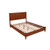 Alpine Furniture Flynn Acorn 4pc Bedroom Set With King Platform Bed