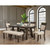 Alpine Furniture Brayden Espresso Beige 6pc Dining Room Set