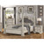 Bernards Coventry Light Gray 4pc Bedroom Set with King Canopy Bed