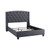 Crown Mark Eva Grey King Bed