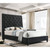 Crown Mark Chantilly Black Queen Bed