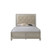 Crown Mark Lila Champagne Gold Queen Bed