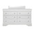 Global Furniture Pompei White Dresser and Mirror