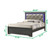 Galaxy Home Brooklyn Gray 2pc Bedroom Set with Queen Bed