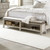 Liberty Ivy Hollow Weathered Linen Dusty Taupe King Mantle Storage Bed