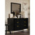 New Classic Furniture Kailani Black Velvet Dresser And Mirror