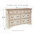 Ashley Furniture Realyn Chipped White Dresser And Mirror