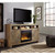Ashley Furniture Sommerford TV Stand With Glass Stone Fireplace