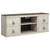 Ashley Furniture Willowton Whitewash Entertainment Center With Fireplace Option