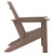 Ashley Furniture Emmeline Brown Adirondack Chair With Tete A Tete Table Connector