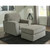 Ashley Furniture Cascilla Pewter Chair And Ottoman Set