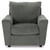 Ashley Furniture Stairatt Gravel Chair And Ottoman Set