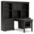 Ashley Furniture Beckincreek Black 6pc Bookcase Wall Unit With Desk