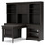 Ashley Furniture Beckincreek Black 6pc Bookcase Wall Unit With Desk