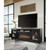 Ashley Furniture Foyland Black Brown 83 Inch TV Stand With Fireplace