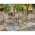 Ashley Furniture Beach Front Beige 5pc Outdoor Dining Set