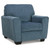Ashley Furniture Cashton Blue Chair And Ottoman Set