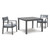 Ashley Furniture Eden Town Light Gray 3pc Outdoor Dining Set