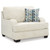 Ashley Furniture Valerano Parchment Chair And Ottoman Set