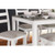 Ashley Furniture Stonehollow White Gray 6pc Dining Set