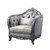 Acme Furniture Ariadne Platinum One Pillow Chair