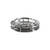 Chintaly Imports Round Stainless Steel Mirrored Nesting Trays
