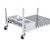 Chintaly Imports Polished Stainless Steel Tea Cart