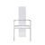 2 Chintaly Imports Layla White Acrylic Arm Chairs