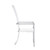2 Chintaly Imports Layla White Acrylic Arm Chairs
