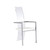 2 Chintaly Imports Layla White Acrylic Arm Chairs