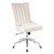 Chintaly Imports Beige Pneumatic Channel Back Computer Chair