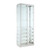 Chintaly Imports Clear Chrome Curio