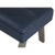 Chintaly Imports Jezebel Blue Underseat Storage Bench