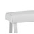 Chintaly Imports Gwen White Counter Height Bench