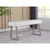 Chintaly Imports Gwen White Counter Height Bench