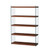 Chintaly Imports Walnut Contemporary Bookcase