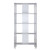 Chintaly Imports Kendall Pearl Gray Contemporary Bookshelf