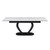 Chintaly Imports Karlee Matte White Extendable Dining Table