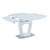 Chintaly Imports Giuliana Gloss White Extendable Dining Table