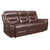 Home Elegance Armando Brown Power Double Reclining Sofa with USB Ports