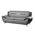 Home Elegance Matteo Black Gray Sofa