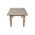 Jofran Furniture Spader Washed Sand 70 Inch Dining Table