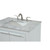 Elegant Decor Filipo White 30 Inch Single Bathroom Vanity Set