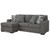 Ashley Furniture Gardiner Pewter Sofa Chaise Sectional