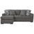 Ashley Furniture Gardiner Pewter Sofa Chaise Sectional