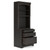 Ashley Furniture Beckincreek Black Drawer Bookcase