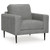 Ashley Furniture Hazela Charcoal Chair And Ottoman Set