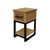 IFD Olivo Natural Brown Drawer Chair Side Table