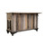 IFD Loft Two Tone Gray Brown Kitchen Island