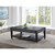 Steve Silver Yves Rubbed Charcoal Cocktail Table